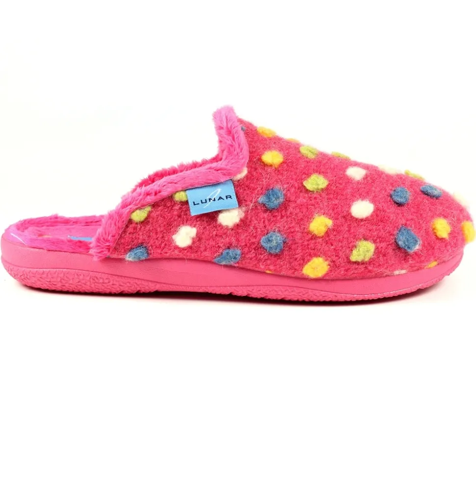 Lunar Shoes Pantoletten*Rosafarbener Pantoffel Von Montreal