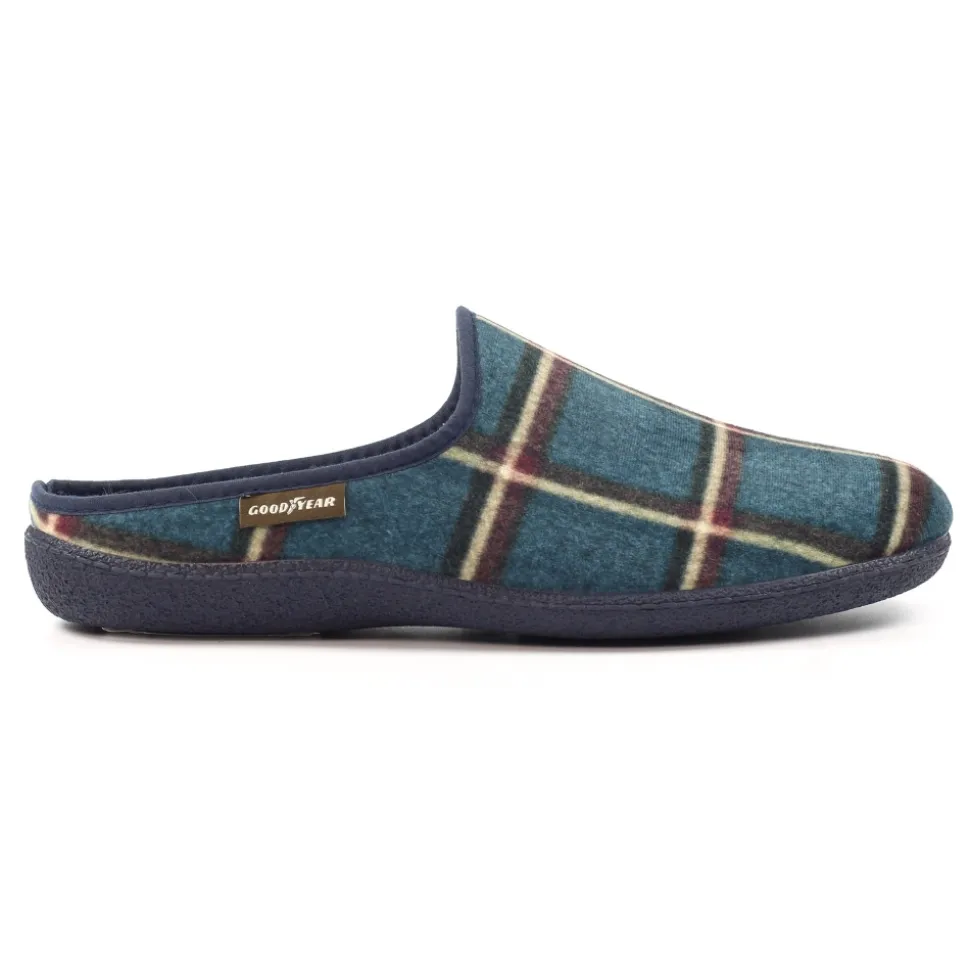 Herren Lunar Shoes Herren Hausschuhe | Hausschuh*Schachmattblauer Pantoffel