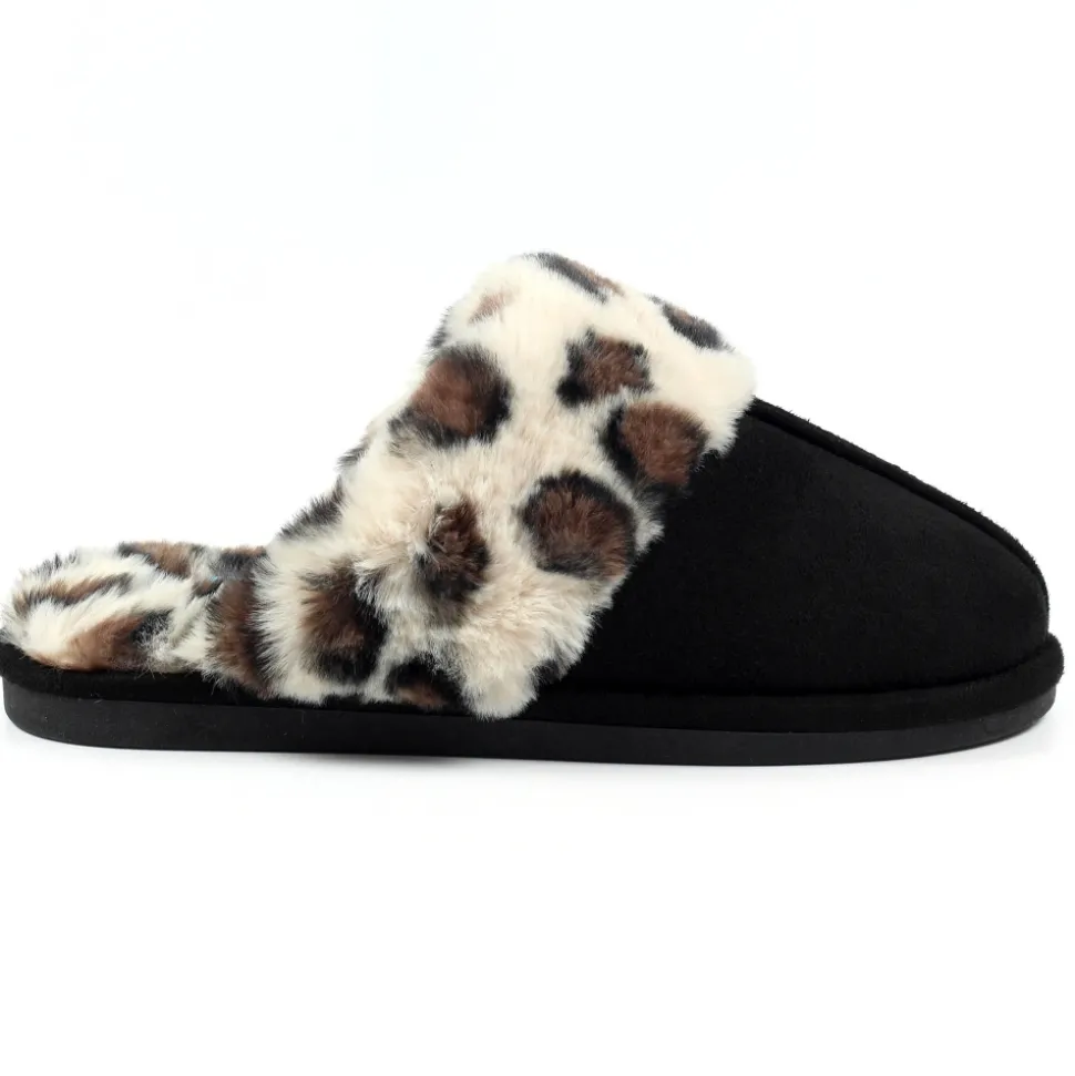 Lunar Shoes Hausschuh | Pantoletten*Schwarze Bobbie-Hausschuhe
