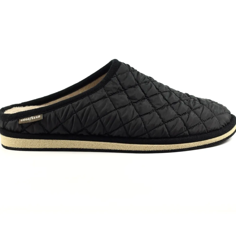 Herren Lunar Shoes Herren Hausschuhe*Schwarzer Bradshaw-Slipper