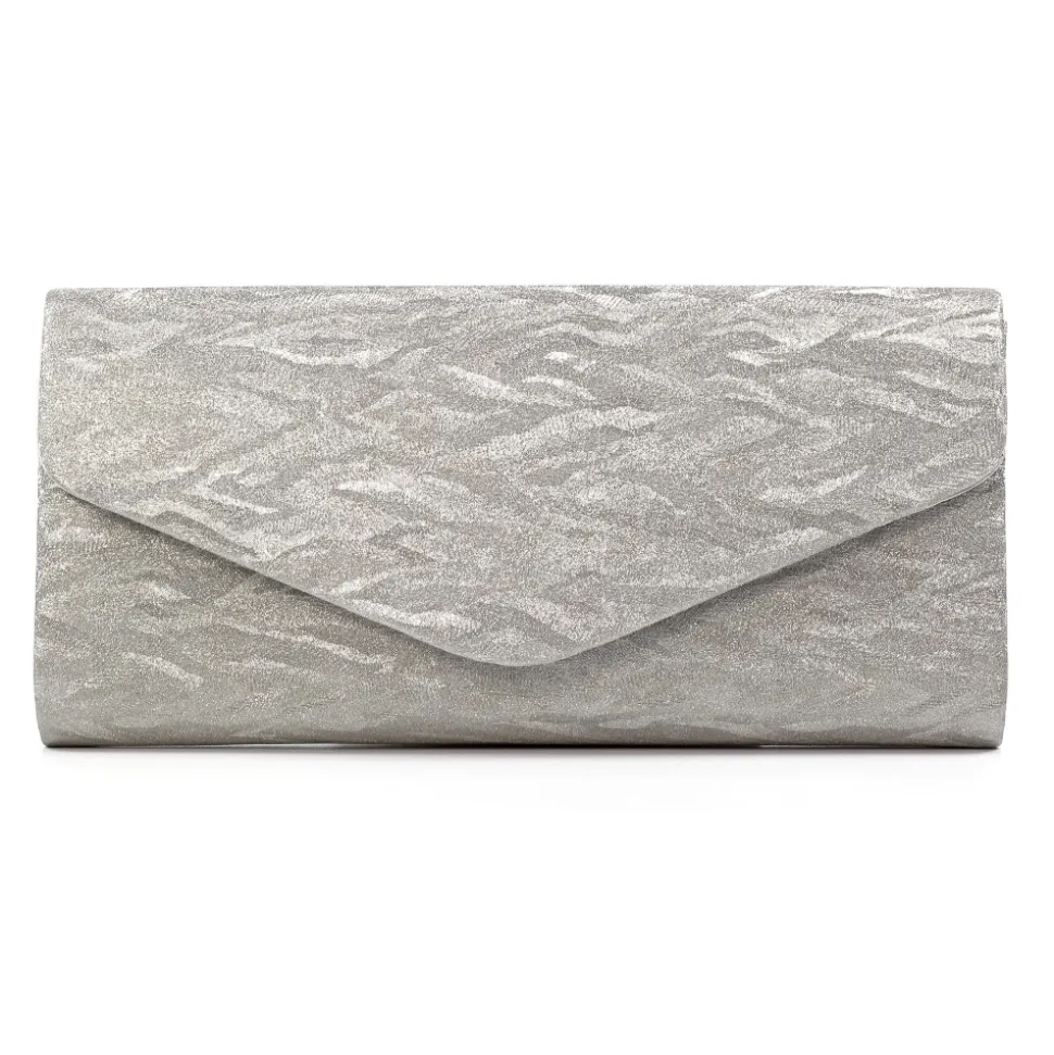 Lunar Shoes Schuhe Und Dazu Passende Taschen | Clutch*Silberne Clutch Von Jada/Janine
