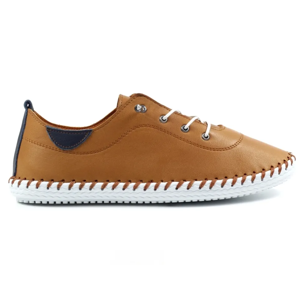 Lunar Shoes Sportschuhe | Halbschuhe*St. Ives – Leinenschuhe Aus Hellbraunem Leder