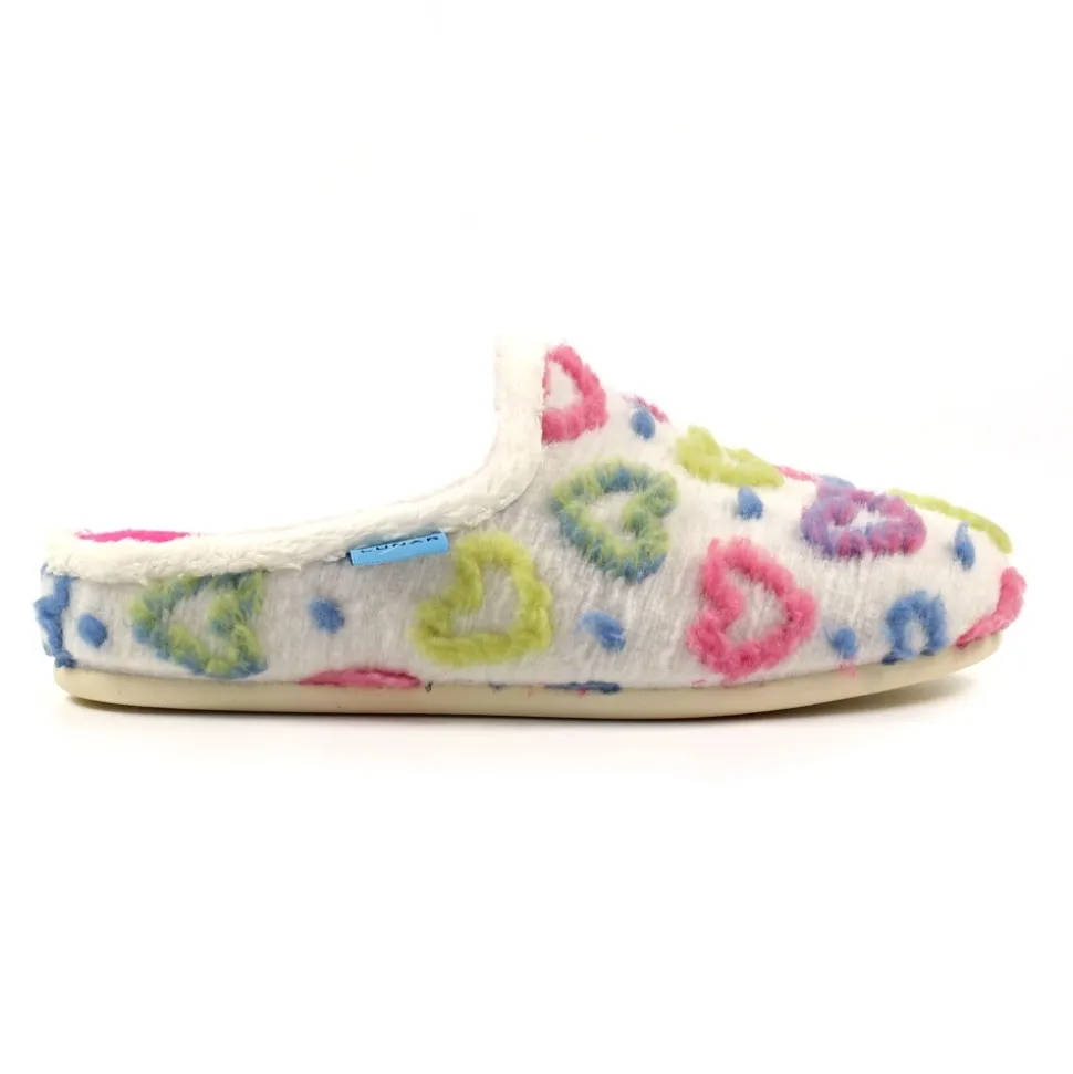 Lunar Shoes Hausschuh | Pantoletten*Valentine Weißer Mule-Slipper