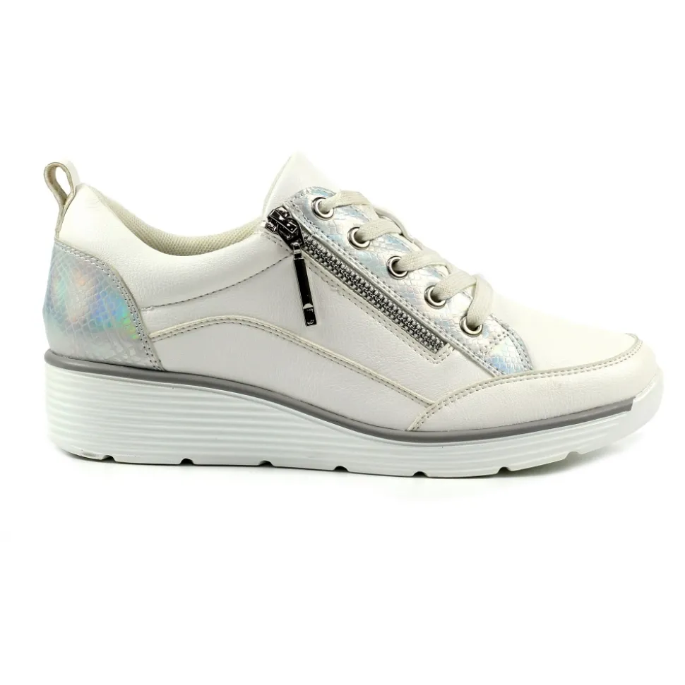 Lunar Shoes Sportschuhe | Keilabsätze*Weißer Sneaker Kiley