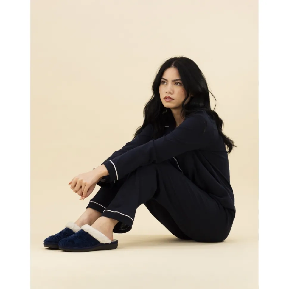 Lunar Shoes Hausschuh | Pantoletten*Wilder Blaue Pantoletten