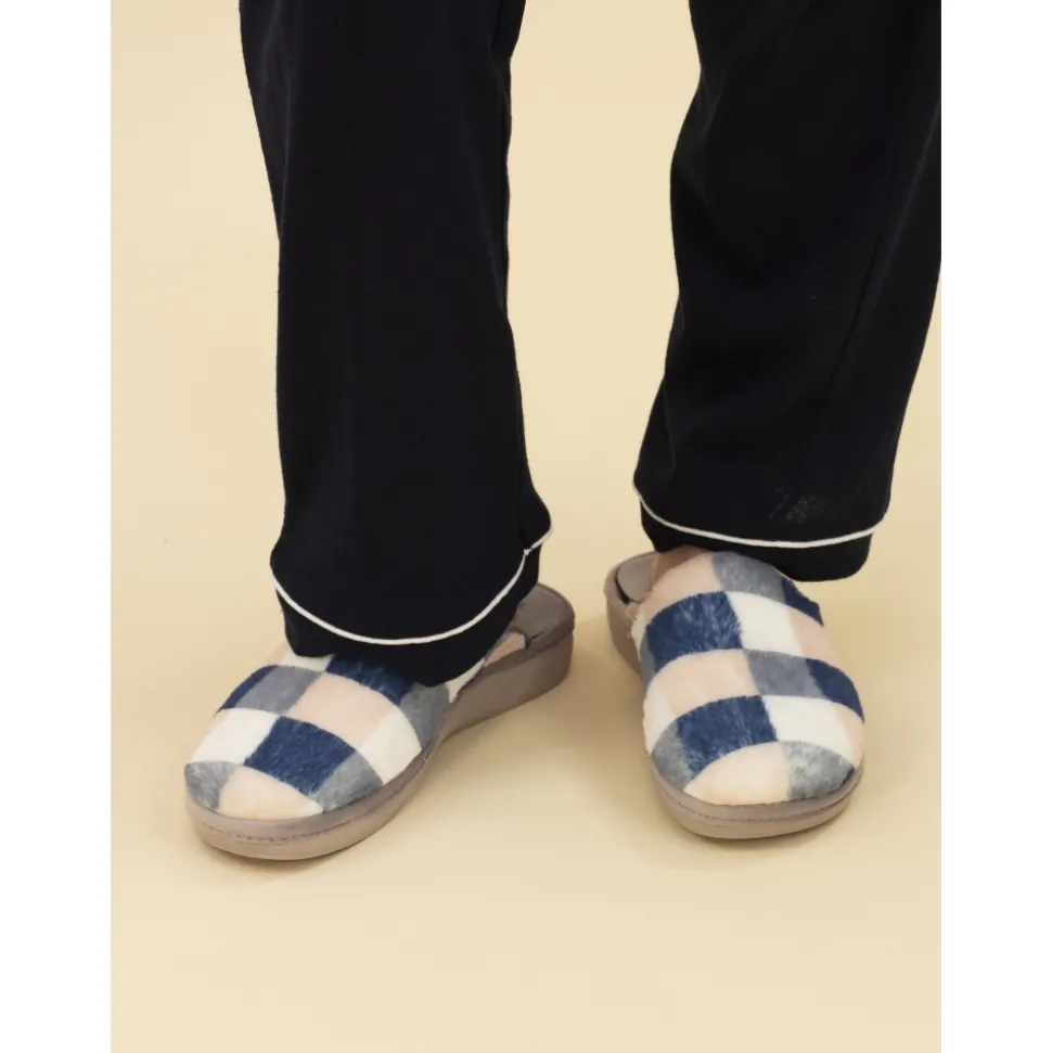 Lunar Shoes Hausschuh | Pantoletten*Yasmina Blaue Pantoletten